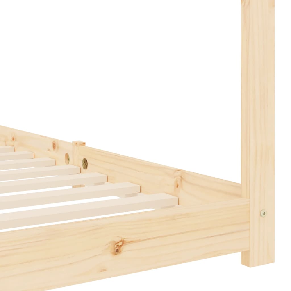 Kinder-Bettgestell Massivholz Kiefer 70 x 140 cm - Pazzar.ch
