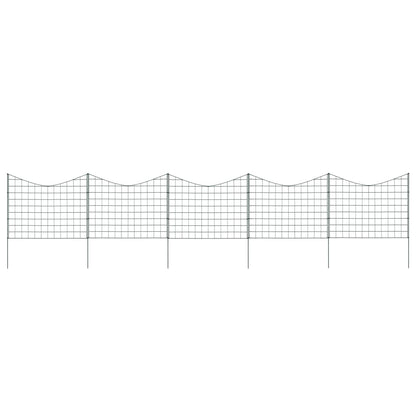 Gartenzaun Set Konkav 77,5x64 cm Grün - Pazzar.ch