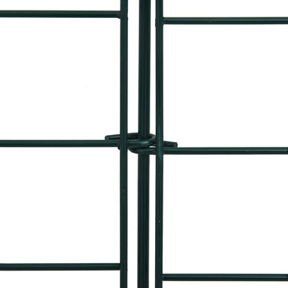 Gartenzaun Set Konkav 77,5x64 cm Grün - Pazzar.ch