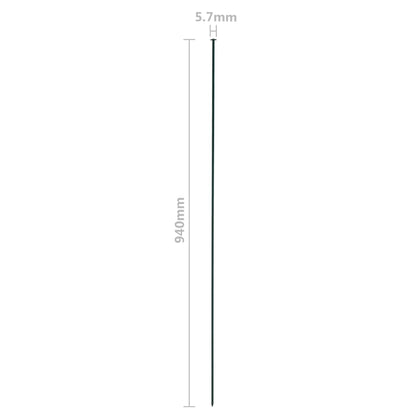 Gartenzaun Set Konkav 77,5x64 cm Grün - Pazzar.ch