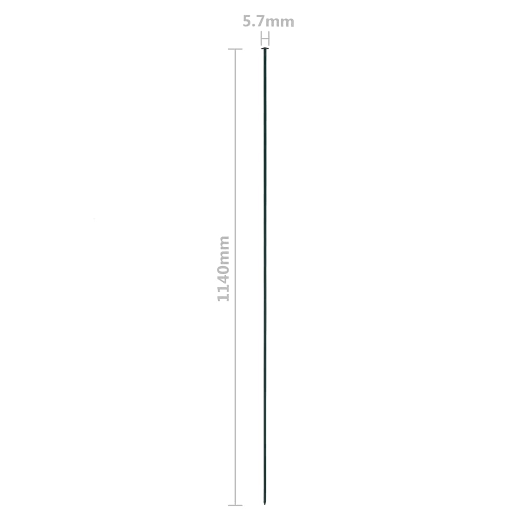 Gartenzaun Set 115x79 cm Grün - Pazzar.ch