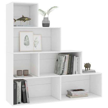 Bücherregal/Raumteiler Weiß 155x24x160 cm Holzwerkstoff - Pazzar.ch