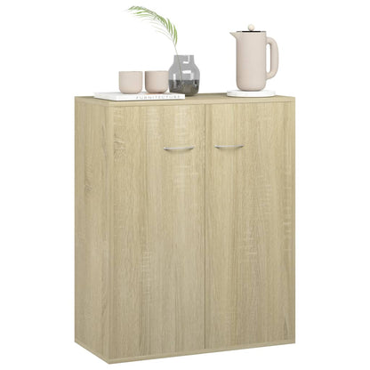 Sideboard Sonoma-Eiche 60x30x75 cm Holzwerkstoff - Pazzar.ch
