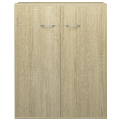 Sideboard Sonoma-Eiche 60x30x75 cm Holzwerkstoff - Pazzar.ch
