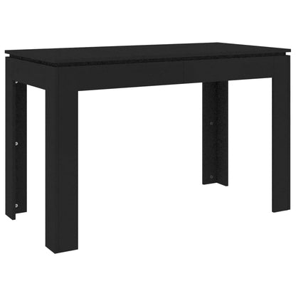 Esstisch Schwarz 120x60x76 cm Holzwerkstoff - Pazzar.ch