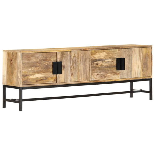 TV-Schrank 140x30x50 cm Massivholz Mango - Pazzar.ch