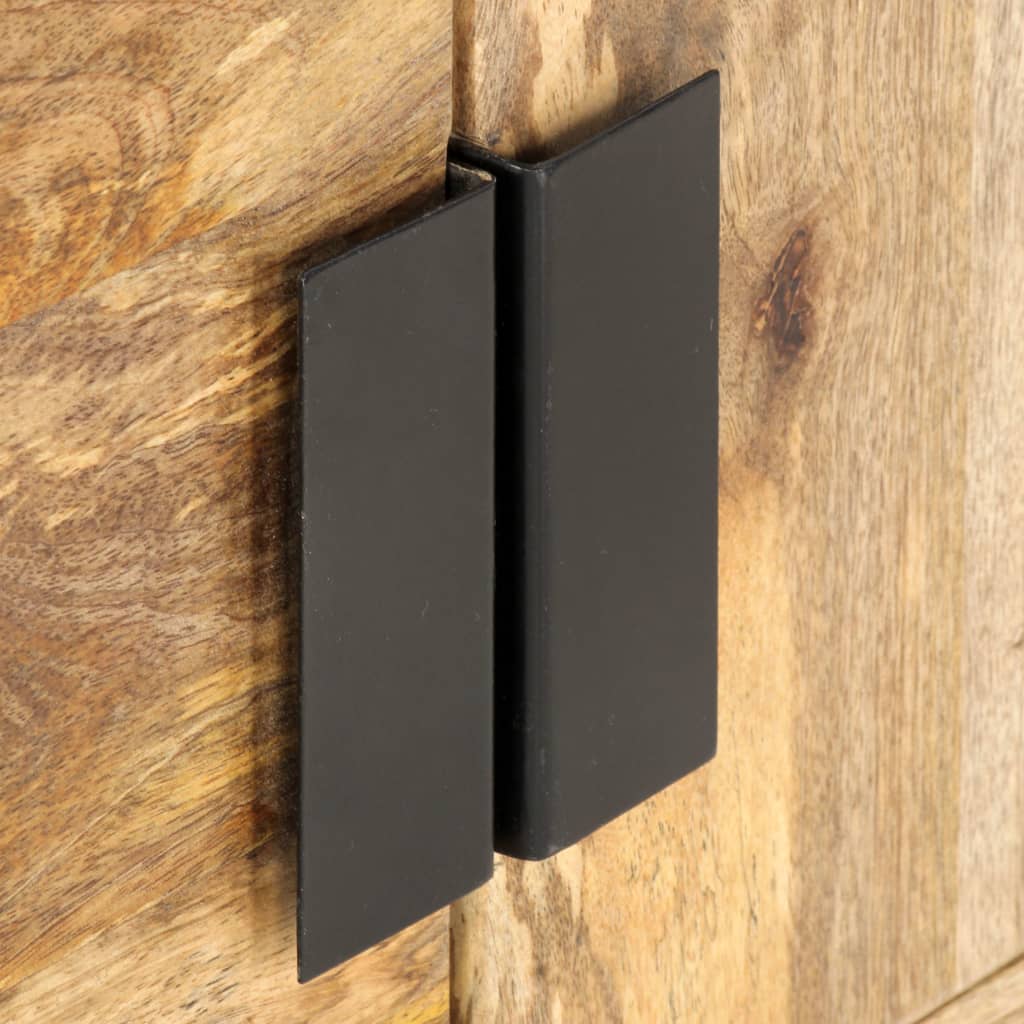 TV-Schrank 140x30x50 cm Massivholz Mango - Pazzar.ch