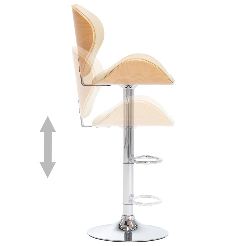 Barhocker Creme Kunstleder - Pazzar.ch