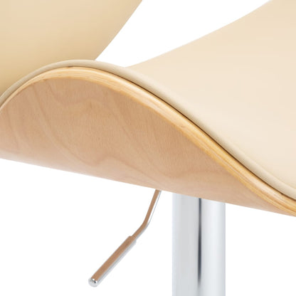 Barhocker Creme Kunstleder - Pazzar.ch