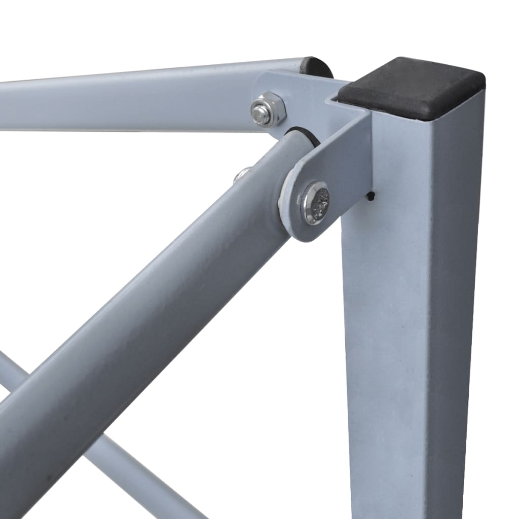 Profi-Partyzelt Faltbar 2×2 m Stahl Anthrazit - Pazzar.ch