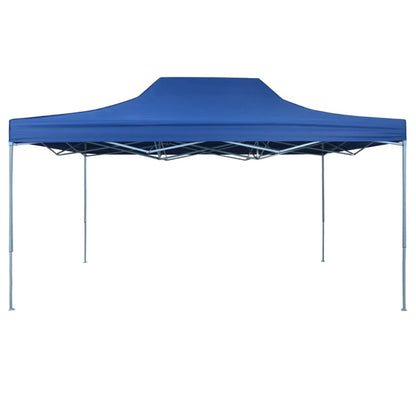 Profi-Partyzelt Faltbar 3×4 m Stahl Blau - Pazzar.ch