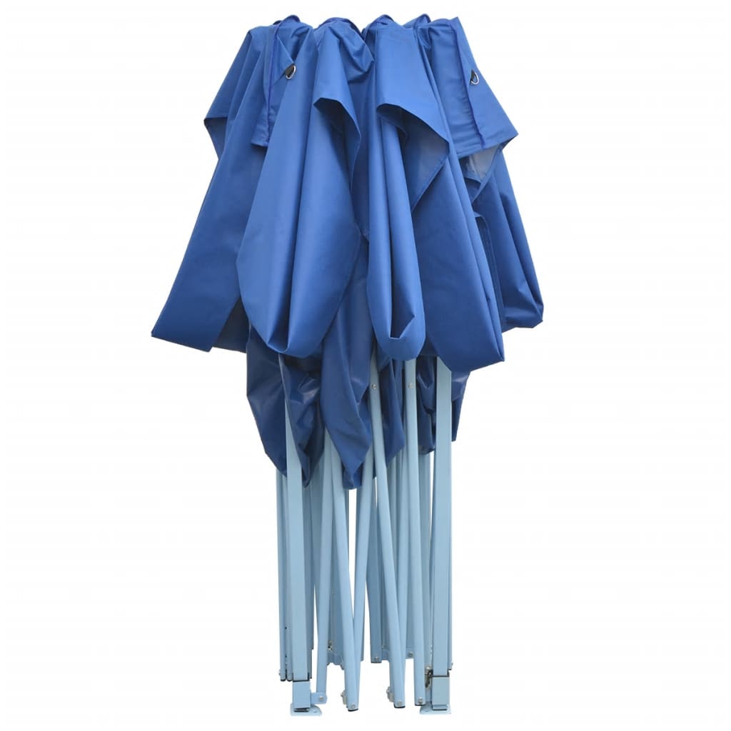 Profi-Partyzelt Faltbar 3×4 m Stahl Blau - Pazzar.ch