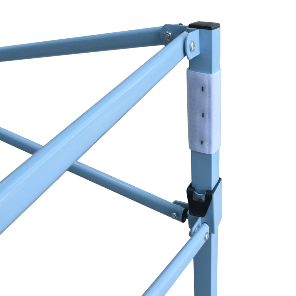 Profi-Partyzelt Faltbar 3×4 m Stahl Blau - Pazzar.ch