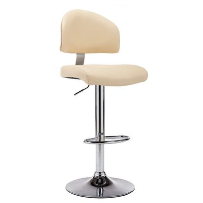 Barhocker 2 Stk. Cremeweiß Kunstleder - Pazzar.ch