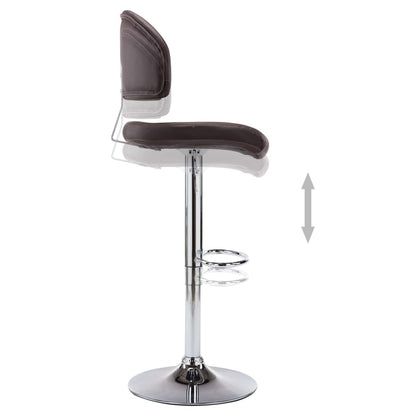 Barhocker 2 Stk. Braun Kunstleder - Pazzar.ch