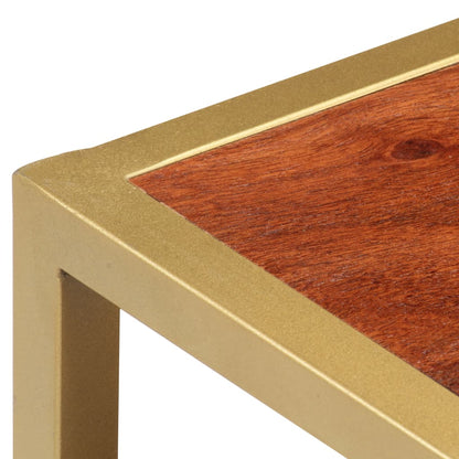 Couchtisch 90 x 50 x 40 cm Massivholz Akazie - Pazzar.ch