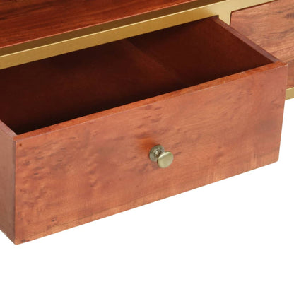 Couchtisch 90 x 50 x 40 cm Massivholz Akazie - Pazzar.ch