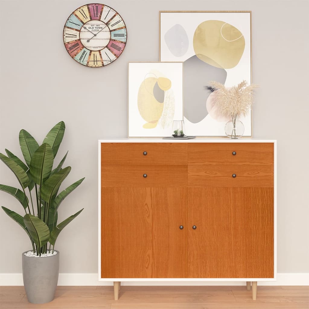 Selbstklebende Möbelfolie Helle Eiche 500 x 90 cm PVC - Pazzar.ch