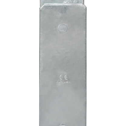 Pfostenträger 6 Stk. Silbern 8×6×60 cm Verzinkter Stahl - Pazzar.ch