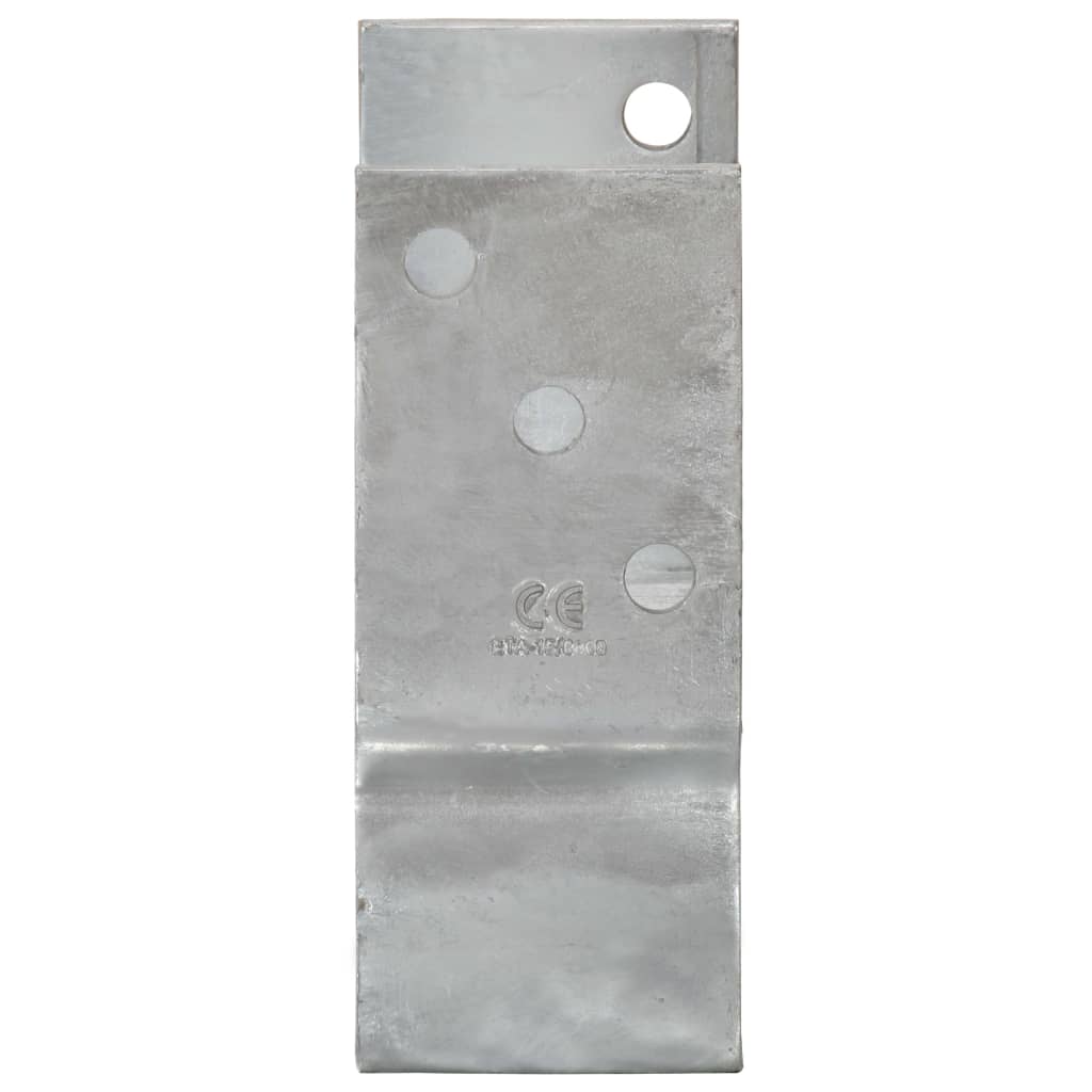 Pfostenträger 6 Stk. Silbern 7×6×15 cm Verzinkter Stahl - Pazzar.ch