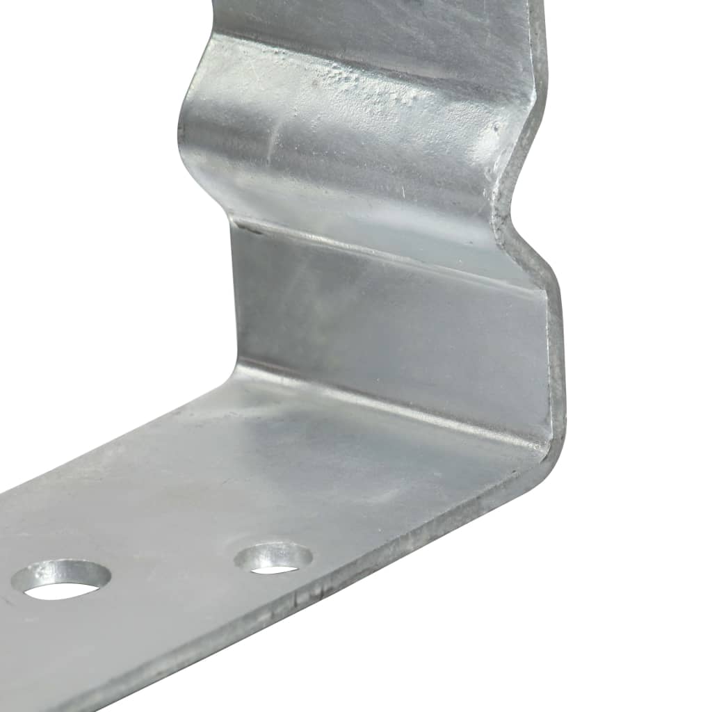 Pfostenträger 6 Stk. Silbern 7×6×15 cm Verzinkter Stahl - Pazzar.ch
