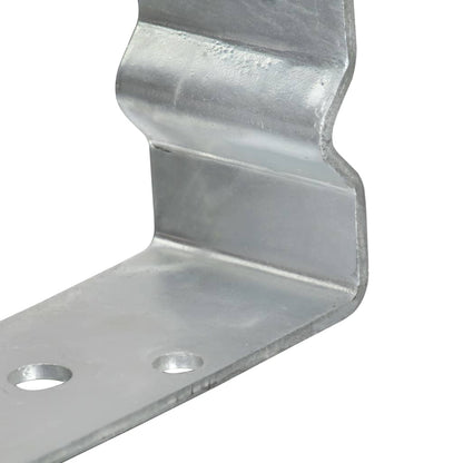 Pfostenträger 6 Stk. Silbern 12×6×15 cm Verzinkter Stahl - Pazzar.ch
