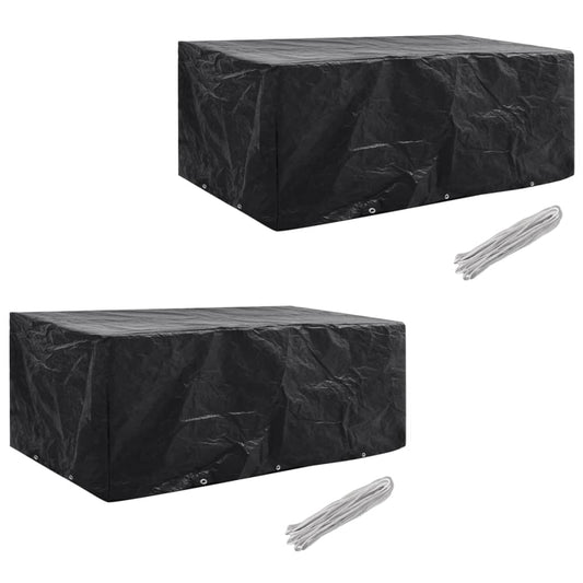 Gartenmöbel-Abdeckungen 2 Stk. 10 Ösen 229x113 cm - Pazzar.ch