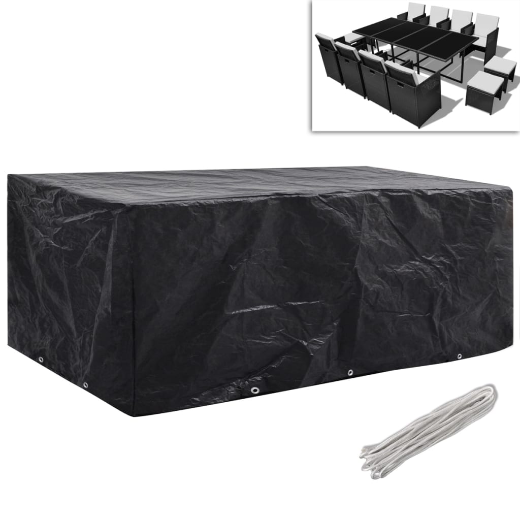 Gartenmöbel-Abdeckungen 2 Stk. 10 Ösen 229x113 cm - Pazzar.ch