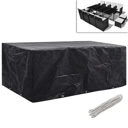 Gartenmöbel-Abdeckungen 2 Stk. 10 Ösen 229x113 cm - Pazzar.ch