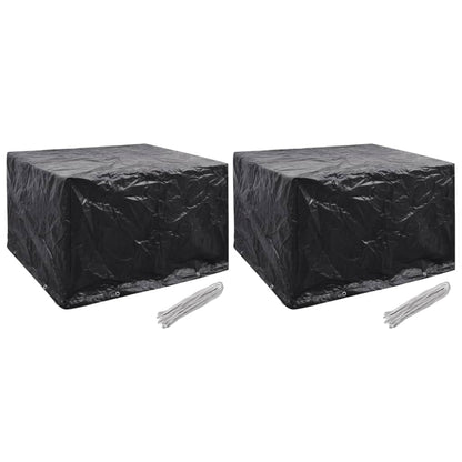 Gartenmöbel-Abdeckungen 2 Stk. 8 Ösen 135x135x90 cm - Pazzar.ch