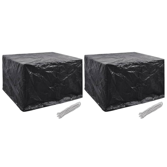 Gartenmöbel-Abdeckungen 2 Stk. 8 Ösen 135x135x90 cm - Pazzar.ch