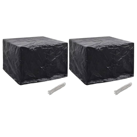 Gartenmöbel-Abdeckungen 2 Stk. 8 Ösen 122x112x98 cm - Pazzar.ch