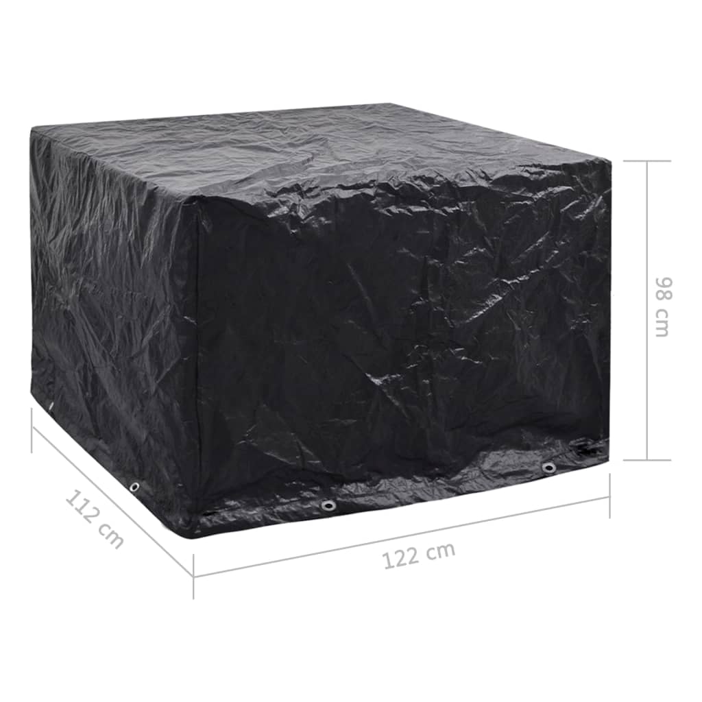 Gartenmöbel-Abdeckungen 2 Stk. 8 Ösen 122x112x98 cm - Pazzar.ch