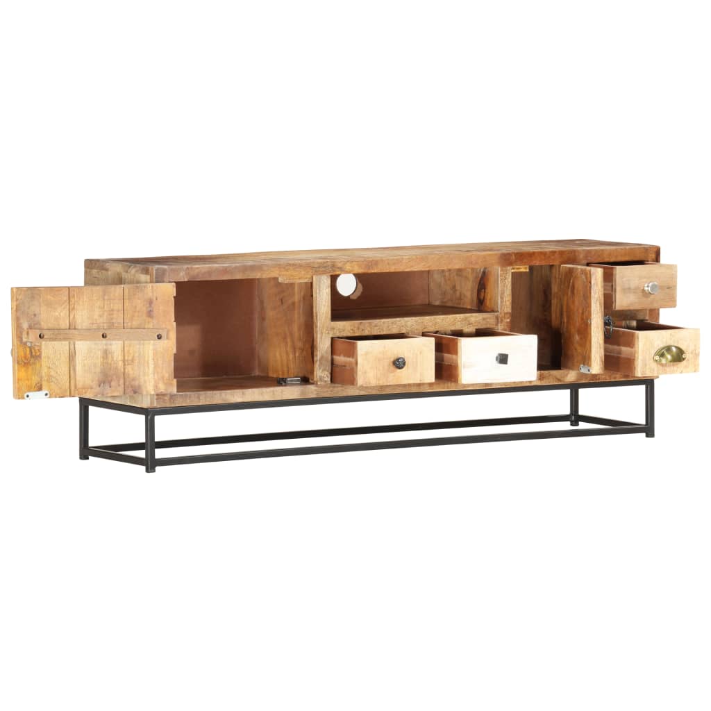 TV-Schrank 120x30x40 cm Altholz Massiv - Pazzar.ch