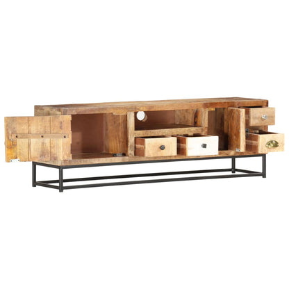 TV-Schrank 120x30x40 cm Altholz Massiv - Pazzar.ch