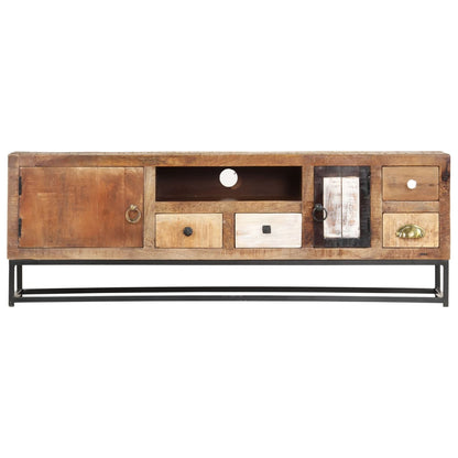 TV-Schrank 120x30x40 cm Altholz Massiv - Pazzar.ch