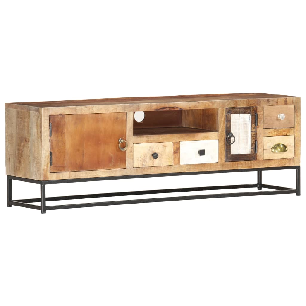 TV-Schrank 120x30x40 cm Altholz Massiv - Pazzar.ch