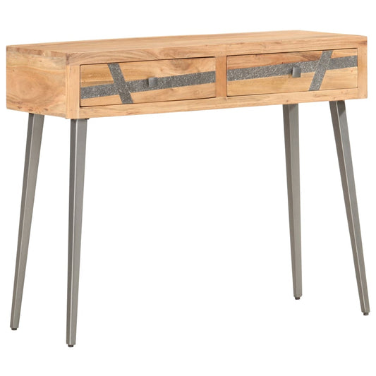 Konsolentisch 90x30x75 cm Massivholz Akazie - Pazzar.ch