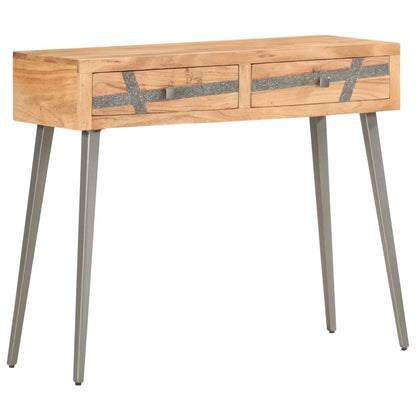 Konsolentisch 90x30x75 cm Massivholz Akazie - Pazzar.ch