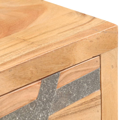 Konsolentisch 90x30x75 cm Massivholz Akazie - Pazzar.ch