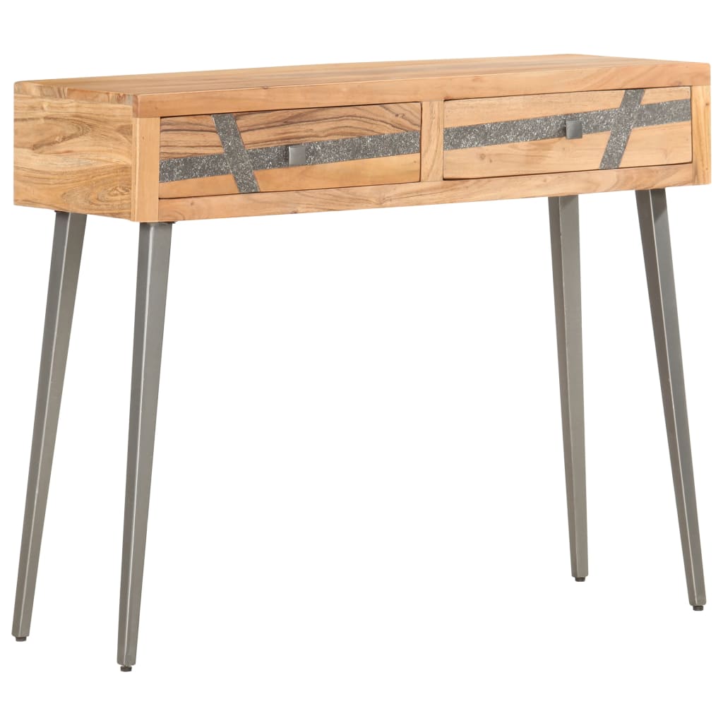 Konsolentisch 90x30x75 cm Massivholz Akazie - Pazzar.ch