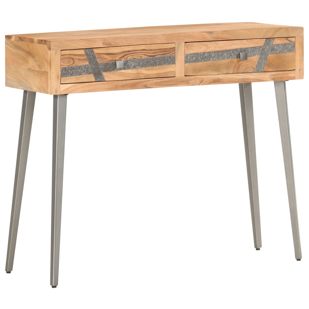 Konsolentisch 90x30x75 cm Massivholz Akazie - Pazzar.ch