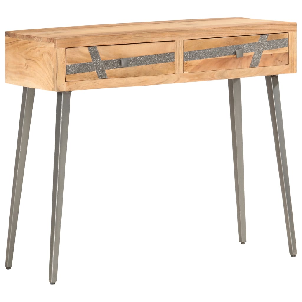 Konsolentisch 90x30x75 cm Massivholz Akazie - Pazzar.ch