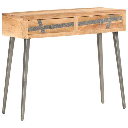 Konsolentisch 90x30x75 cm Massivholz Akazie - Pazzar.ch