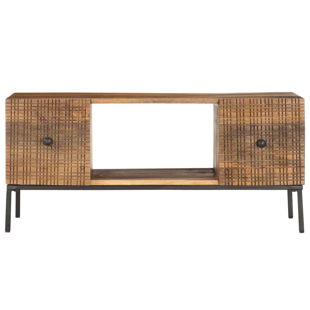 Couchtisch 90×45×40 cm Massivholz Mango - Pazzar.ch