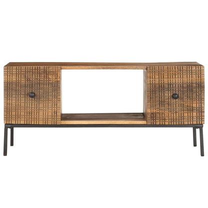 Couchtisch 90×45×40 cm Massivholz Mango - Pazzar.ch