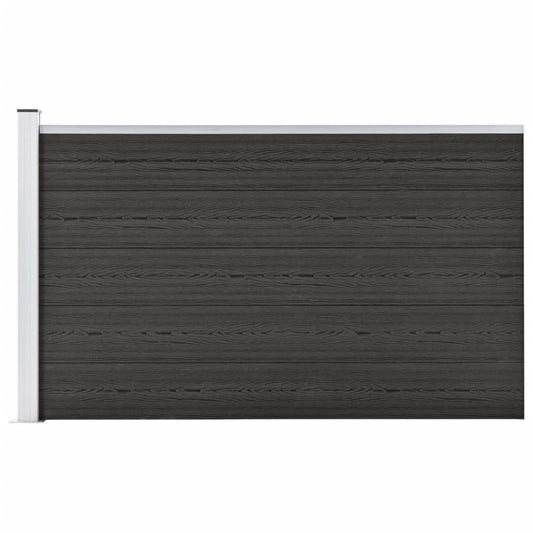 Gartenzaun WPC 175x105 cm Grau - Pazzar.ch