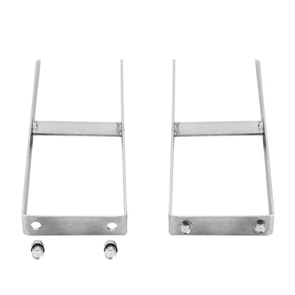Pfostenträger 2 Stk. für WPC Zaun Stahl 40 cm - Pazzar.ch