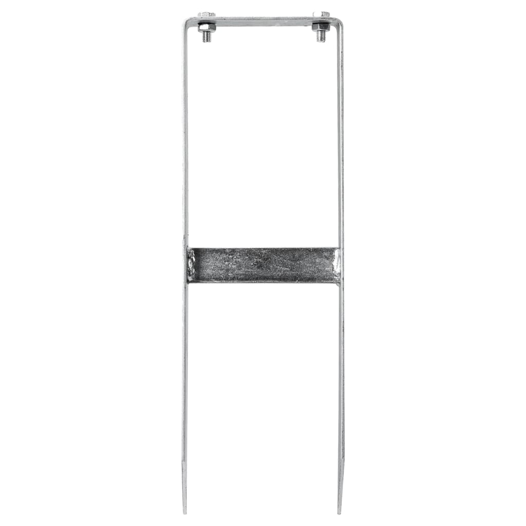 Pfostenträger 2 Stk. für WPC Zaun Stahl 40 cm - Pazzar.ch
