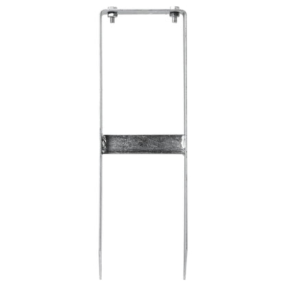 Pfostenträger 2 Stk. für WPC Zaun Stahl 40 cm - Pazzar.ch